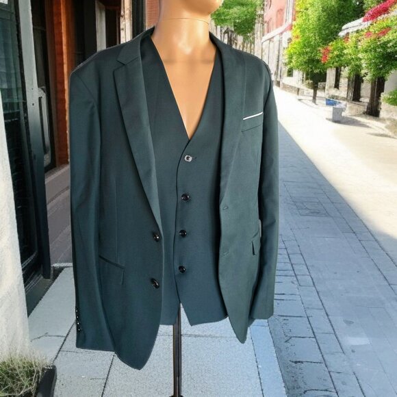 EASTSIDE (MED-Men) 3PC Suit Pants Vest and Jacket Wedding Formal Dress Up - Picture 2 of 8